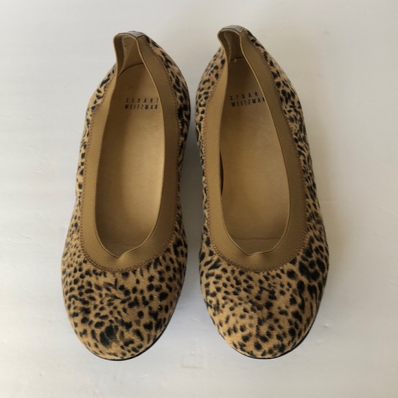 Stuart Weitzman Shoes - Stuart Weitzman Tan and Brown Suede Flats